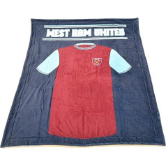 USP West Ham United FC Team Ultimate Luxury Unisex vilnas sega, tumši zila, 178 x 153 cm