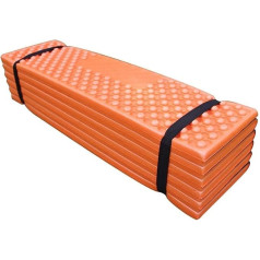 TEmkin guļammaisiņi Camping Outdoor Camping Mat Ultralight Foam Camping Mat Collapsible Beach Tent Picnic Mat Sleeping Mat (Color : Type S) (Orange)