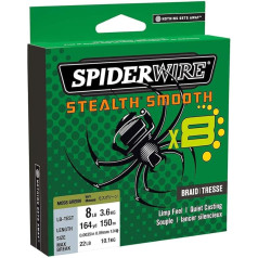 Spiderwire Stealth Smooth x8 Hi-Vis Yellow 0,13 mm 300 m