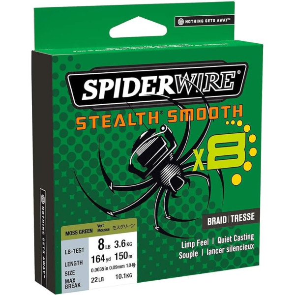 Spiderwire Stealth Smooth x8 Hi-Vis Yellow 0,13 mm 300 m