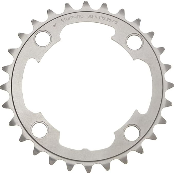 SHIMANO XTR FC-M985 Kāju paliktņa paliktnis - paraugs. 28 zobi Sudraba 2014 Kalnu velosipēds