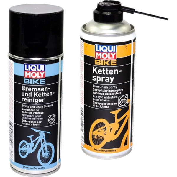 Liqui Moly ķēdes aerosola un ķēdes tīrīšanas līdzekļa komplekts