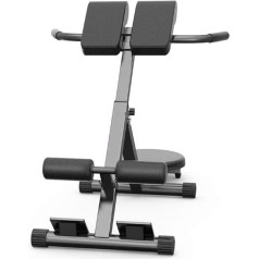 JWCN romiešu krēsls Gym Bench Hyperextension Abdominal Training Ergonomisks augstums regulējams bloķēšanas un viegli salokāms sistēmas muguras vingrošanas romiešu krēsls mājas sporta zālei Fitness Uptodate