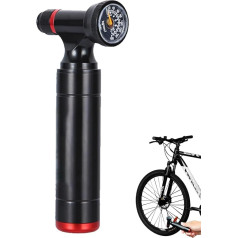 Vbnuyhim CO2 pneimopumpētāja komplekts | Portatīvais riepu sūknis | Velosipēdu riepu sūknis Ātrs riepu pumpēšanas rīks, velosipēdu riepu remonta rīks, portatīvais velosipēdu sūknis, riepu gaisa kompresors