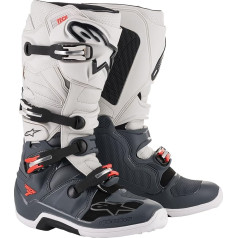 Alpinestars Vīriešu zābaki 2012014-930-9 Tech 7 Boots, Dark Grey/Lghtgry/Red, Multi, viens izmērs