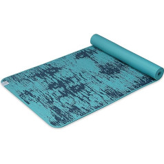 Gaiam Yoga Mat 6mm Insta Grip īpaši biezs un blīvs teksturēts neslīdošs jogas paklājs visiem jogas un grīdas treniņu veidiem, 68