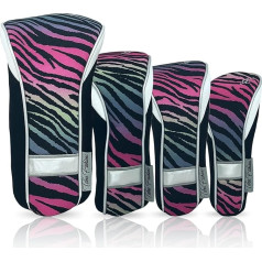 Tabu Fashions 4 Pack Designer Golf Club Head Cover Set (7 Colours Available) Mating Call