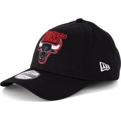 New Era bezbola cepure - MLB NFL NBA - Yankees Lakers Lakers Bulls Dodgers Raiders Chiefs Sox (Chicago Bulls Black V5), viens izmērs, Chicago Bulls Black V5