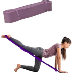 Resistance Bands Purple 35 - 85 lb / 15 - 38 kg Fitness | Strength 3.2 cm | High Quality Fitness Bands for Pilates, Yoga, Strength Training, Physiotherapy and Rehabilitation