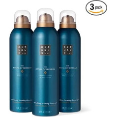 RITUALS The Ritual of Hammam Value Pack of 3 dušas putas - Eikalipta un rozmarīna dušas želeja - Atjaunojošs un atsvaidzinošs aromāts - 3 x 200ml vērtīgā iepakojumā