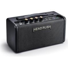 HeadRush FRFR-GO 30 W pastiprinātājs elektriskajām un basģitārām ar diviem 3 collu skaļruņiem, Bluetooth un akumulatoru multi-FX/pastiprināšanas modelēšanas pedāļiem