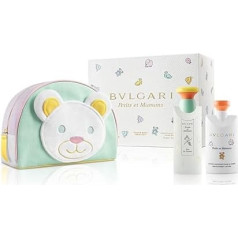 Bvlgari Petits Et Mamans by Bvlgari for Women 3 gab. dāvanu komplekts 3.4oz Eau De Toilette Spray 70ml Body Lotion Pouch