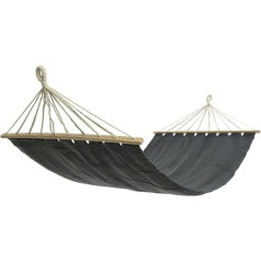 Audekls šūpuļtīkls HAMOCK Hanging Lounger Grey 100 x 200 cm