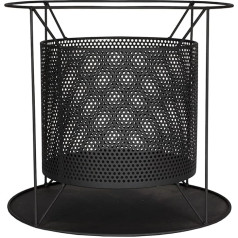 La Hacienda Kora Fire Pit, melns, Kora - H 40 x W 44 cm / Diametrs 44 cm