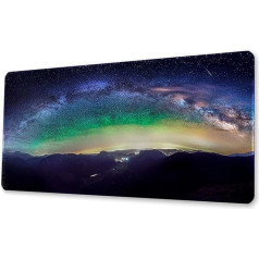 Morain spēļu peles paliktnis Gaming Large Mouse Pad Desk Mat Space XXL Large Keyboard Pads Galda piederumi spēlēm un birojam PC Laptop Computer 400 x 900 x 3 mm