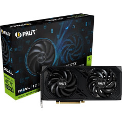 Grafiskā karte geforce rtx 4070 super dual 12gb gddr6x 192bit 3dp