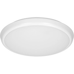 CERS LED 22W, plafonu gaisma, 2000lm, IP54, 4000K, polikarbonāta piens, balts