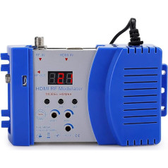 PUSOKEI HD modulators, analogais HDMI HF-VHF/UHF frekvenču modulators, HDMI RF ligzda un RF izeja, audio video TV pārveidotājs PAL TV formātā