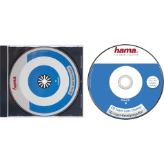 Hama Blu-Ray tīrīšanas disks (netīrumu noņemšanai Blu-Ray diskdziņos) Lāzera tīrīšanas disks Blu-Ray un CD tīrīšanas disks (netīrumu noņemšanai CD diskdziņos) Lāzera tīrīšanas disks CD tīrīšanai