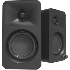 Kanto ORA 100W Powered Bi-amp Reference Desktop Computer Speakers w/Bluetooth 5.0 & USB-C | 100 Hz Crossover | Reference Quality Sound | Pair | Black