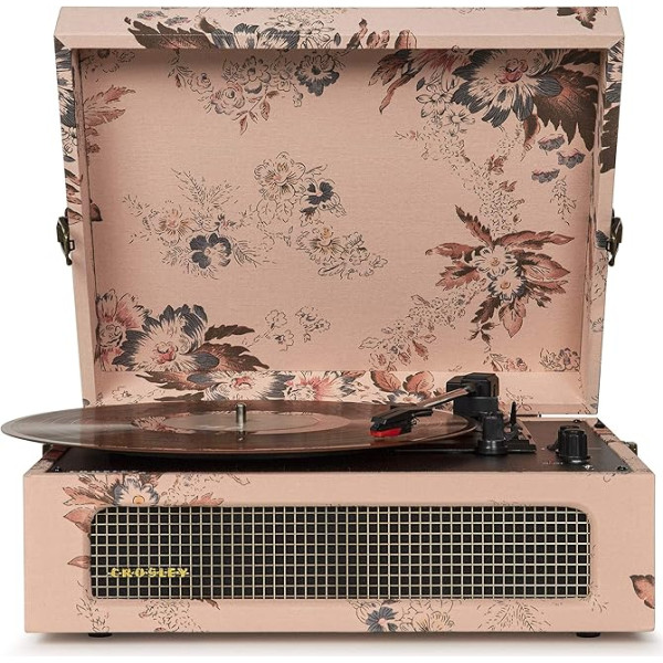 Crosley Floral Vinilplašu galds CR8017B-FL4