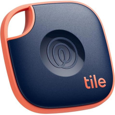 Tile by Life360 Mate (2024) - Bluetooth Tracker, Key and Item Finder for Keys, Bags and More. Phone Finder. iOS & Android Compatible. Phone Finder. 1 Pack (Navy Blaze)