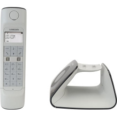 Logicom - Retro 2 DECT - Bezvadu telefons ar automātisko atbildētāju - Balts