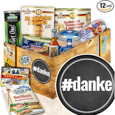 ostprodukte-versand Danke - DDR Ostpaket - Pateicības dāvana - Ostprodukte Dāvanu komplekts