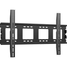 JXMTSPW TV sienas stiprinājums fiksēts 50-120 collu lielam, izliektam plakana ekrāna televizoram Max VESA 900 x 600 mm Iztur līdz 125 kg Īpaši plāns, smags monitora sienas stiprinājums 75 80 85 90 100 collu universāls TV sienas stiprinājums