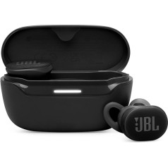 JBL Endurance Race 2, True Wireless Bluetooth In-Ear austiņas, 48 stundu akumulatora darbības laiks, IP68 pret putekļiem un ūdeni, trokšņu slāpēšana, JBL Pure Bass Sound, Smart Ambient tehnoloģija, sporta režīms, melnas krāsas