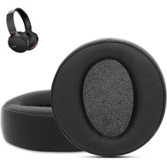 Sony MDR-XB950BT austiņu, saderīgu ar MDR-XB950BT, saderīgu ar MDR-XB950B1 austiņām, mīkstas proteīna ādas atmiņas putu spilventiņi Krone Kalpasmos