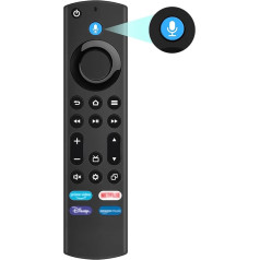 Rezerves tālvadības pults (4 paaudzes) Piemērots viedajiem televizoriem (Lite & Gen 2 & Gen 3 & Gen 3 & 4K), piemērots viedajiem televizoriem Cube Gen 2 & Gen 3, piemērots Smart TV Stick 4K & Lite (4 paaudzes)