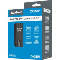 komp ciparu uztvērējs usb dvb-t2 h.265 hevc