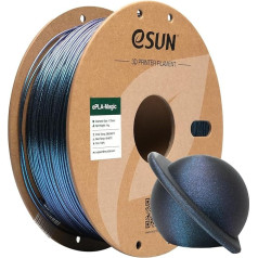 eSUN divkrāsu PLA filaments 1,75 mm, ePLA Magic Glitter 3D printeru PLA filaments, izmēru precizitāte +/- 0,05 mm, 1 kg spole (2,2 lbs) 3D printeriem, tumši spīdīgi zils