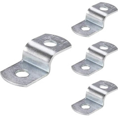 100 audekla ofseta klipu komplekts 6 mm Attēlu rāmis Stretch Canvas Frame Mirror Clips Shadow Box Picture Frame Galvanizēti Z knaibles