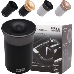 GC German Couture Izšūšanas kauss Automašīnas pelnu trauks Saderīgs ar IQOS Iluma Prime Terea Sticks un Heets Sticks + Glo Hyper Pro Air Neo Sticks piederumiem un PLOOM Black/Grey