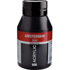 Amsterdam Standard sērijas akrila stikla 1000 ml lampa melna 702 (17717022)