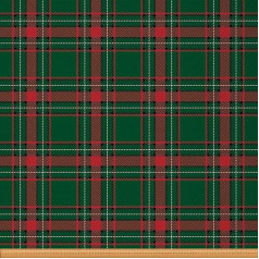 Jards Tartan ģeometrisks āra polsterējuma audums polsterējumam un DIY projektiem 92x150cm zaļš/arkans