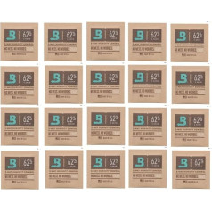 Necuma Luxury Variant 20 Boveda individuāli aizzīmogotu 62 4g mitrinātāju iepakojums