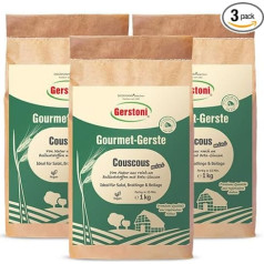 Gerstoni Miežu kuskuss 3 x 1 kg, bez kviešiem, Powerfood no reģionālās audzēšanas, zīmols: Gerstoni