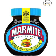 Marmite Reduced Salt Yeast Extract Spread 2 x 250 g (500 g) - Pikantais maizes uzziede