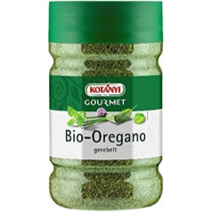 Kotanyi Bioloģiskās oregano rīvētas garšvielas beramajiem patērētājiem un ēdināšanas uzņēmumiem, 150 g, gardēžu kārbas