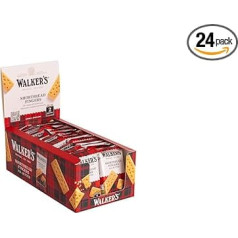 Walkers Shortbread Fingers - 24 gabaliņu iepakojums (24 x 40g) - Tradicionālā sviesta konditoreja pirkstu formā pēc skotu receptes