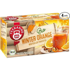 Teapot Organic Winter Tea Winter Orange, 4 paciņas (4 x 18 tējas maisiņi, 4 x 40,5 g)