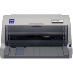 Epson LQ-630 - dot matricas printeri (254 x 558,8 mm, 24 kontakti, 5 - 35 °C, 10 - 80 %, Code 39, POSTNET, UPC-A, UPC-E, paralēli, USB 2.0)