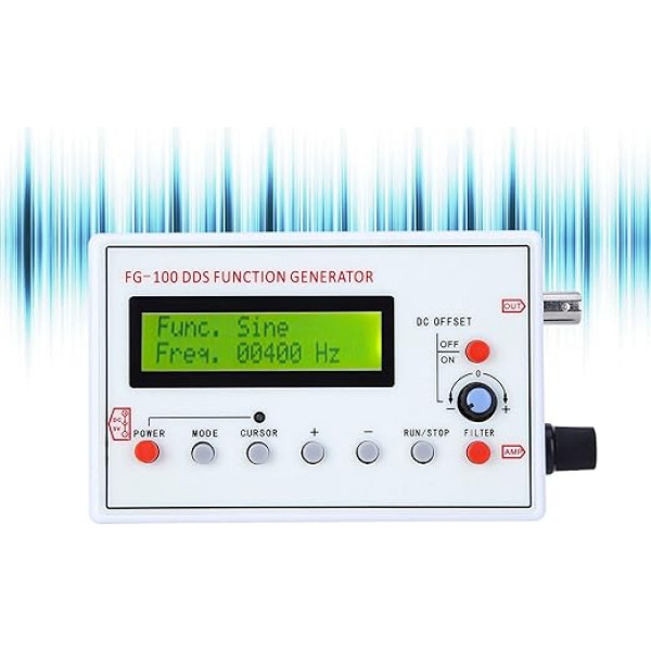 Signālu ģenerators, DDS funkciju ģenerators, signāla avota modulis frekvenču skaitītājs, sinusoidālā frekvence 1Hz-500KHz, frekvenču mērītājs