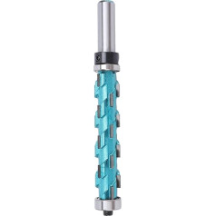 Flush Router Bit Spirālveida Router Bit Double Bearing Milling Cutter Template Pattern Router Bit for Woodworking Projects 1/2