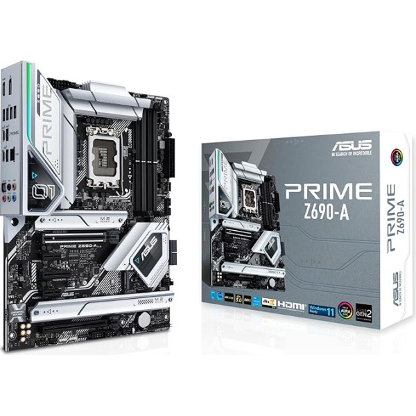 ASUS Prime Z690-A Gaming pamatplate Socket Intel LGA 1700 (Intel Z690, ATX, PCIe 5.0, 4x M.2, DDR5 atmiņa, Thunderbolt 4, Aura Sync)