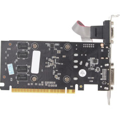 GT610 2GB DDR3 grafiskā karte ar HD multivides interfeisa dzesēšanas ventilatoru stabilām datorspēlēm