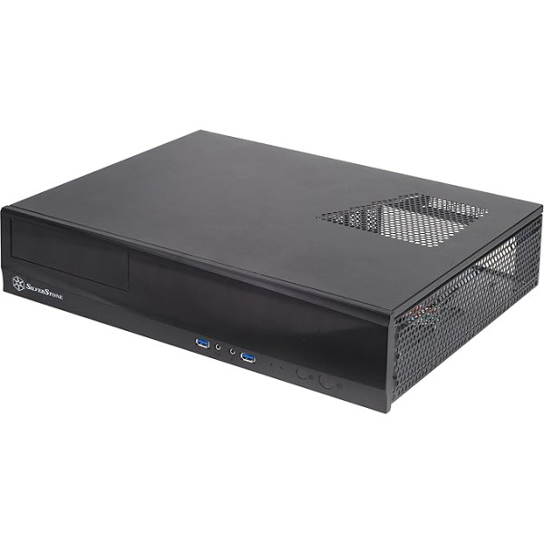 SilverStone SST-ML03B - Milo Slim HTPC Micro ATX kaste, melna